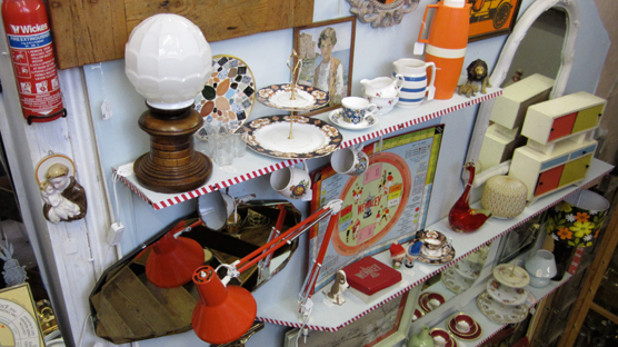 Climb the stairs to fun vintage heaven in North Laines Antiques & Flea Market.
