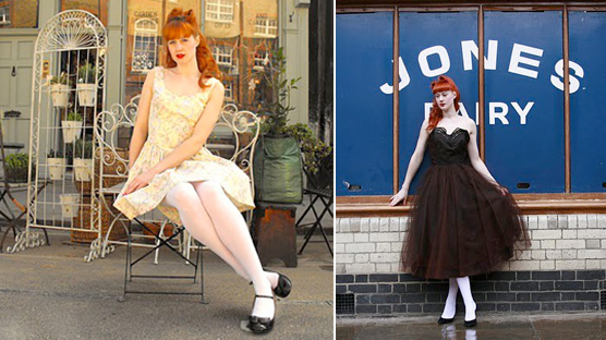 Ms Ooh La La models the beatiful frocks available in their new online store!