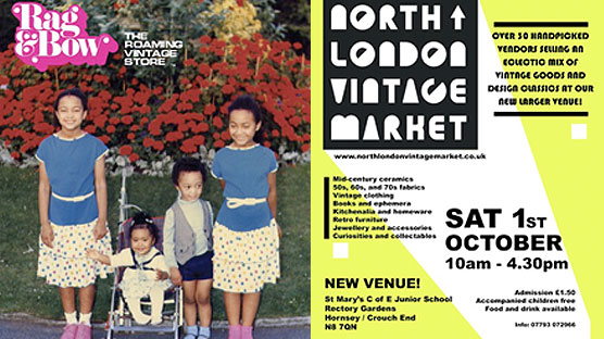 A duo of vintage events to hang out at this Saturday.