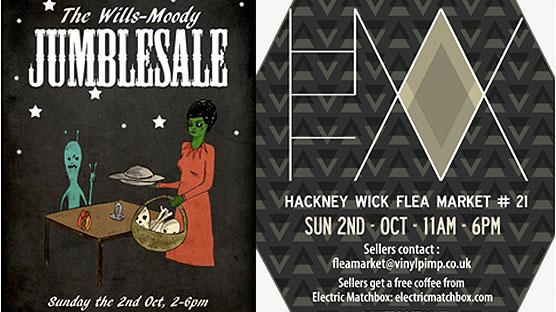 Super Sunday jumble and flea markets in East and Central London.