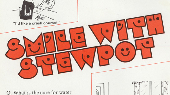 Smile With Stewpot: a double page of jokes! Smile With Stewpot: a double page of jokes!