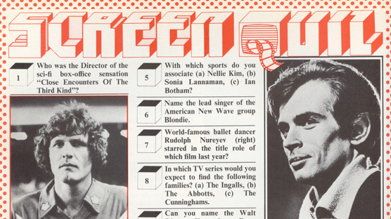 Screen Quiz! Screen Quiz!