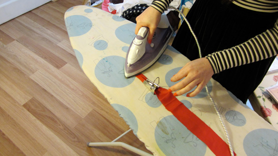 It's not often you'll catch me ironing!