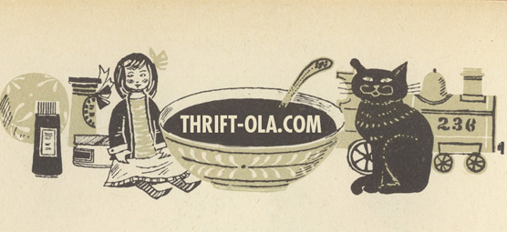 The Thrift-ola bric-a-brac shelf